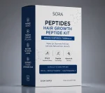 Kutija SORA peptidnog seta za kosu sa oznakom sastojaka